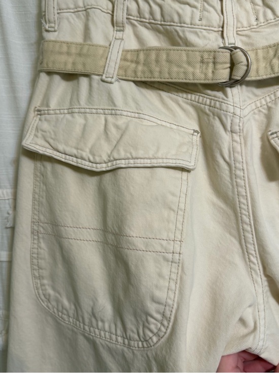 Free People We The Free Waterfalls Baggy Wide-Leg Jeans in Cream Size 30 - Picture 10 of 12